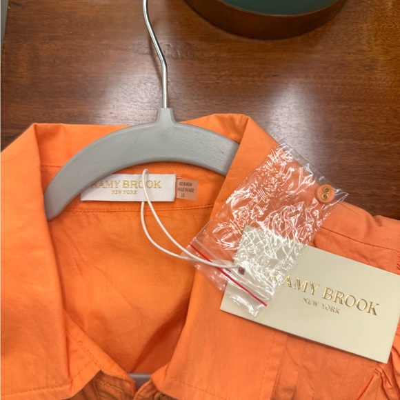 Vibrant Orange Ruffled Dress - Picture 4 of 4